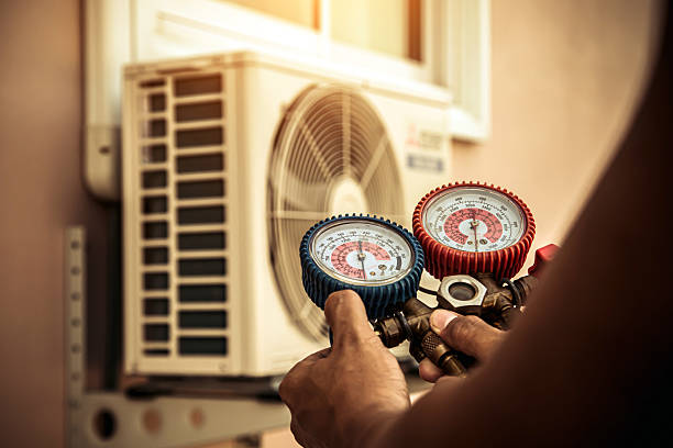 Professional Ductwork Repair technician working in Amawalk, NY